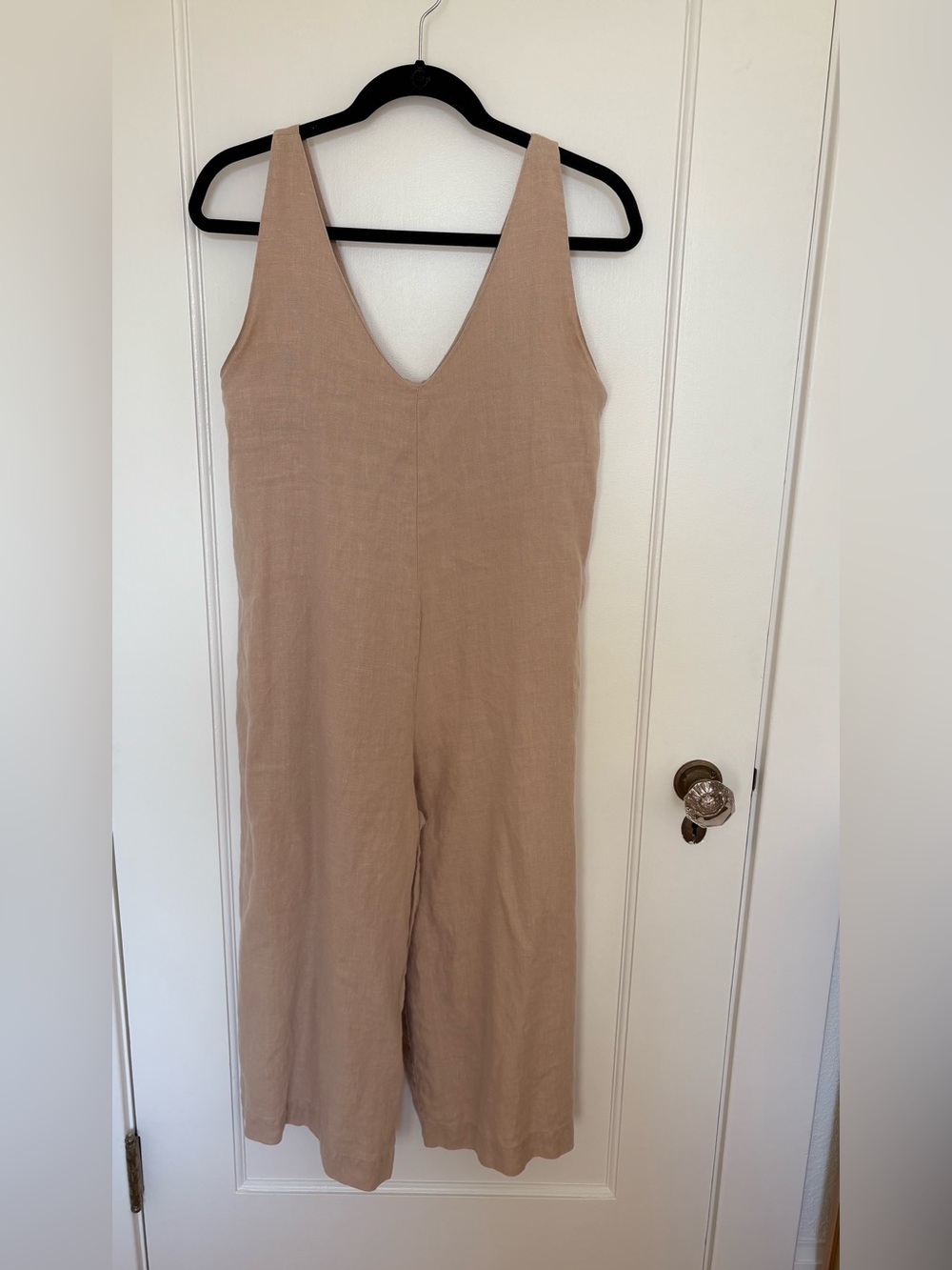 Ozma of California Vanessa linen romper in dusk linen size XS